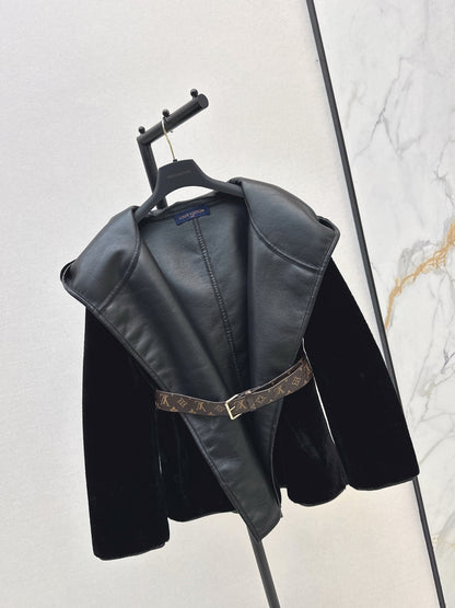 L 25 New fur wrap short coat