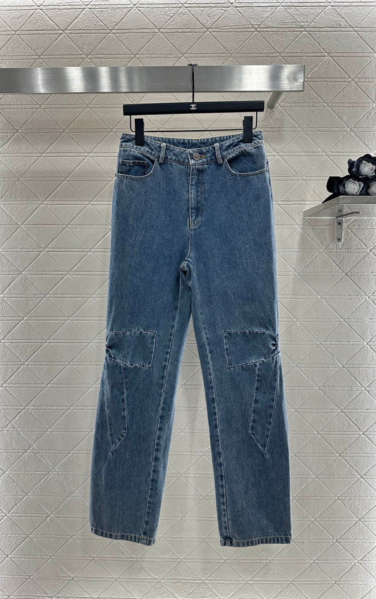 C 25 Butterfly Denim Pants
