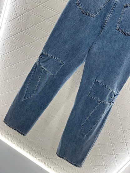 C 25 Butterfly Denim Pants