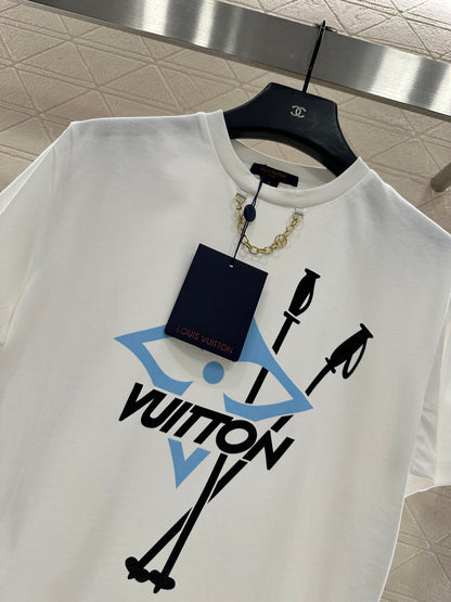 L 25 Chain Print Short Sleeves