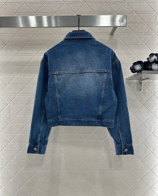 C 25 Heart logo denim jacket