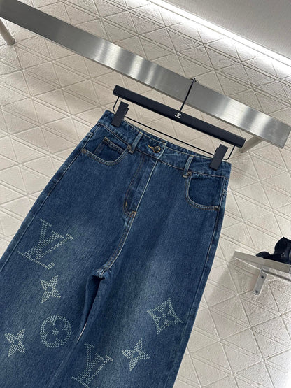 L 25 Laser printed jeans