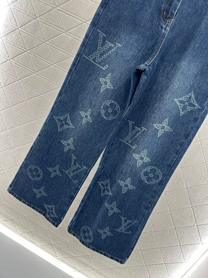 L 25 Laser printed jeans
