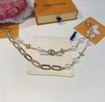 L 25 Keychain bag hanging chain Figaro belt chain
