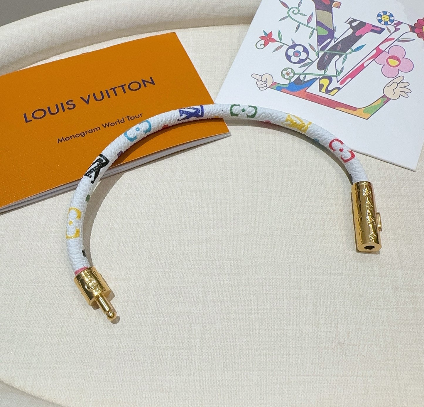 L 25 Vintage leather rope bracelet