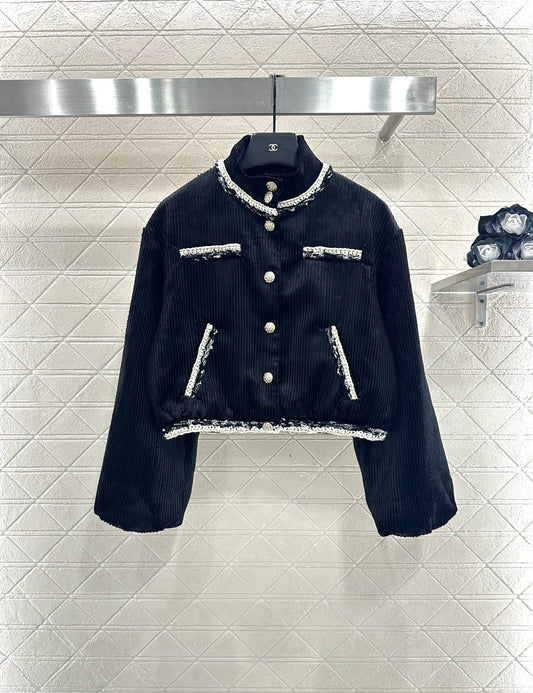C 25 hem corduroy jacket