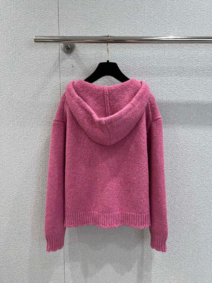 C 25 Vintage Collection Hooded Cashmere Cardigan