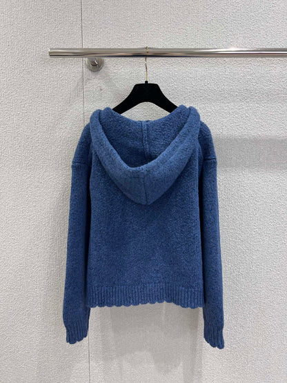 C 25 Vintage Collection Hooded Cashmere Cardigan
