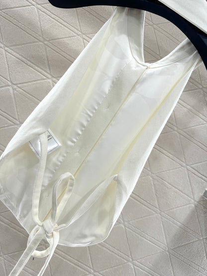 C 25 Waist halter vest + trousers set