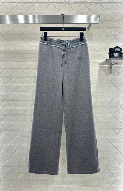 Mi 25 drawstring wide-leg trousers