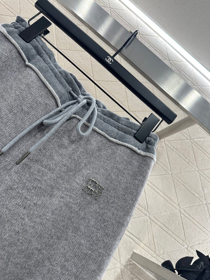 Mi 25 drawstring wide-leg trousers