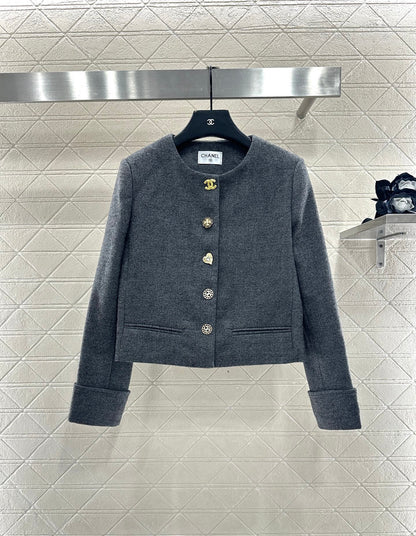 C 25 Crew neck wool blazer