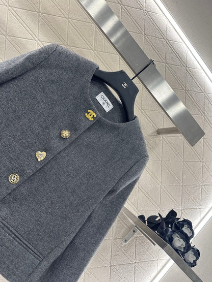C 25 Crew neck wool blazer