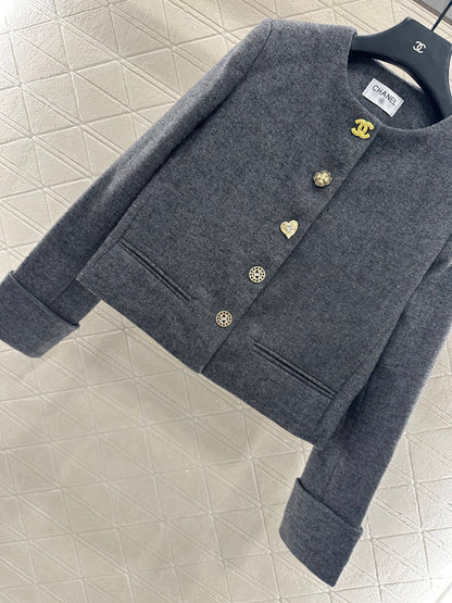 C 25 Crew neck wool blazer