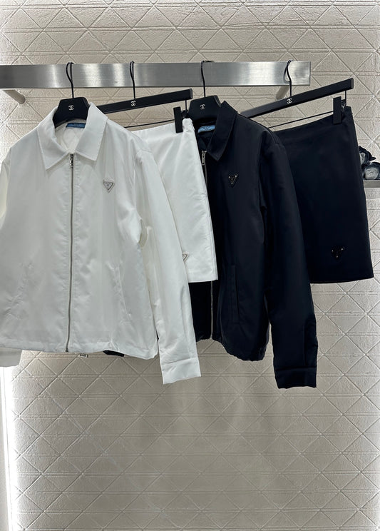Pr 25 padded jacket and skirt suit