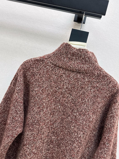 Bot 25 turtleneck wool sweater(KHAKI/RED/GRAY)