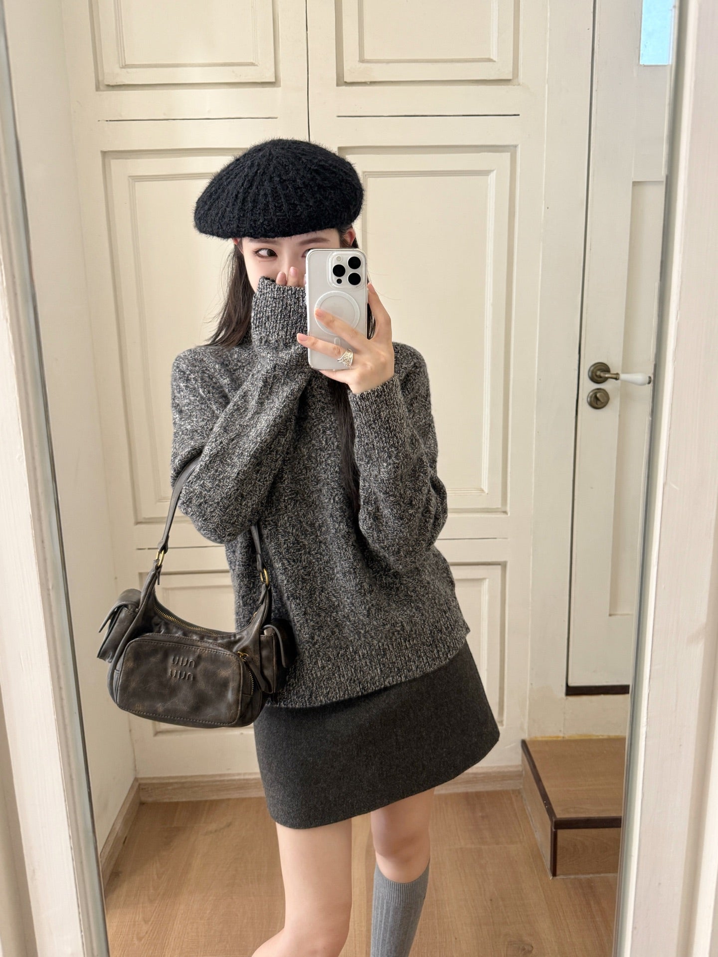 Bot 25 turtleneck wool sweater(KHAKI/RED/GRAY)
