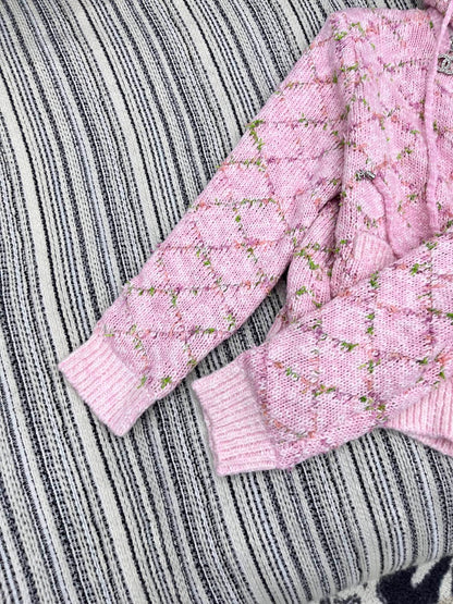 C 25 Vintage  Cashmere hooded cardigan