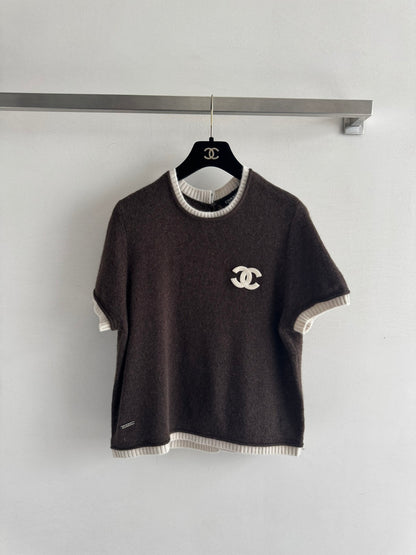 C 25 Vintage Cashmere Short Sleeves（BROWN/GREEN）