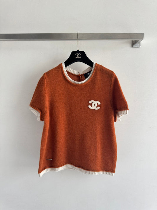 C 25 Vintage Cashmere Short Sleeves（BROWN/GREEN）