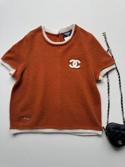 C 25 Vintage Cashmere Short Sleeves（BROWN/GREEN）