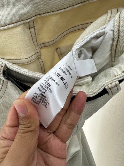 He 25 Straight-leg belted fleece jeans