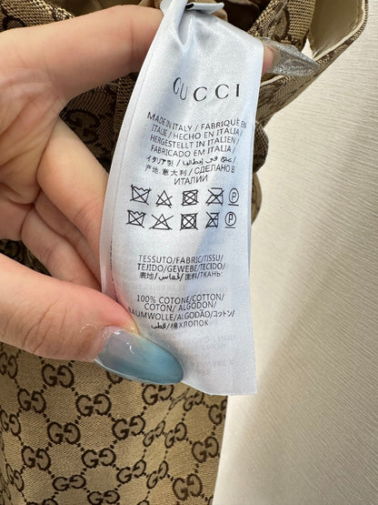 Gu 25 jacquard belt midi skirt