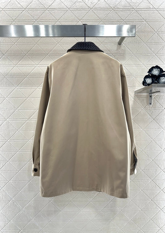 Bot 25 Woven collar trench coat