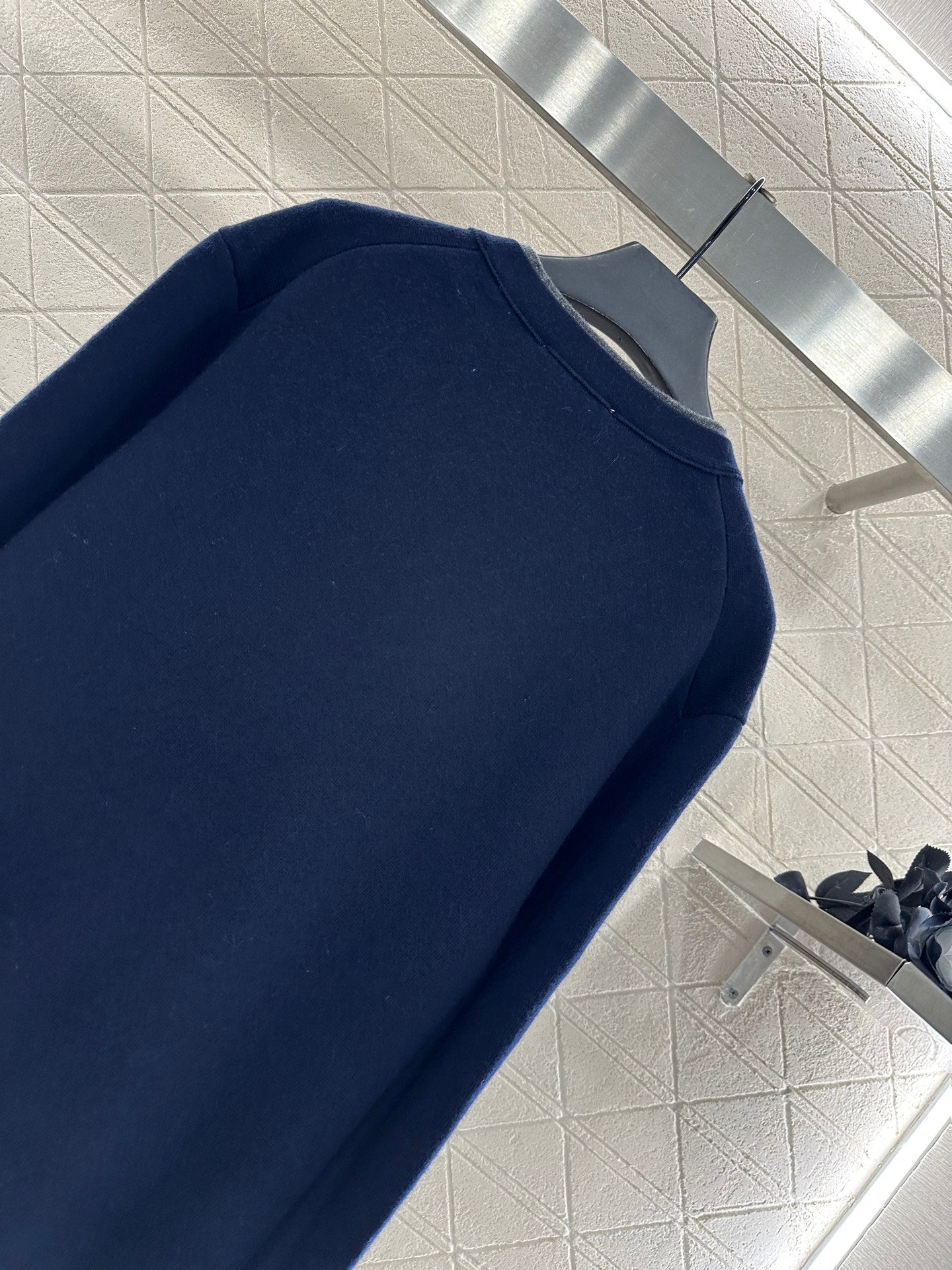 Mi 25 Fake two-piece knitted wool and cashmere cardigan