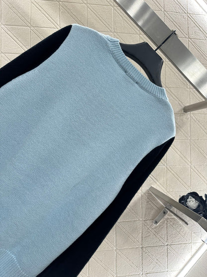 C 25 Bow logo knitted wool long sleeves