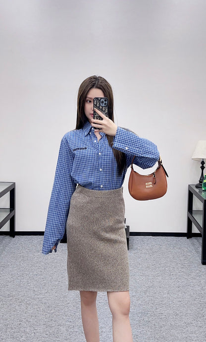 Mi 25 Wool knitted skirt