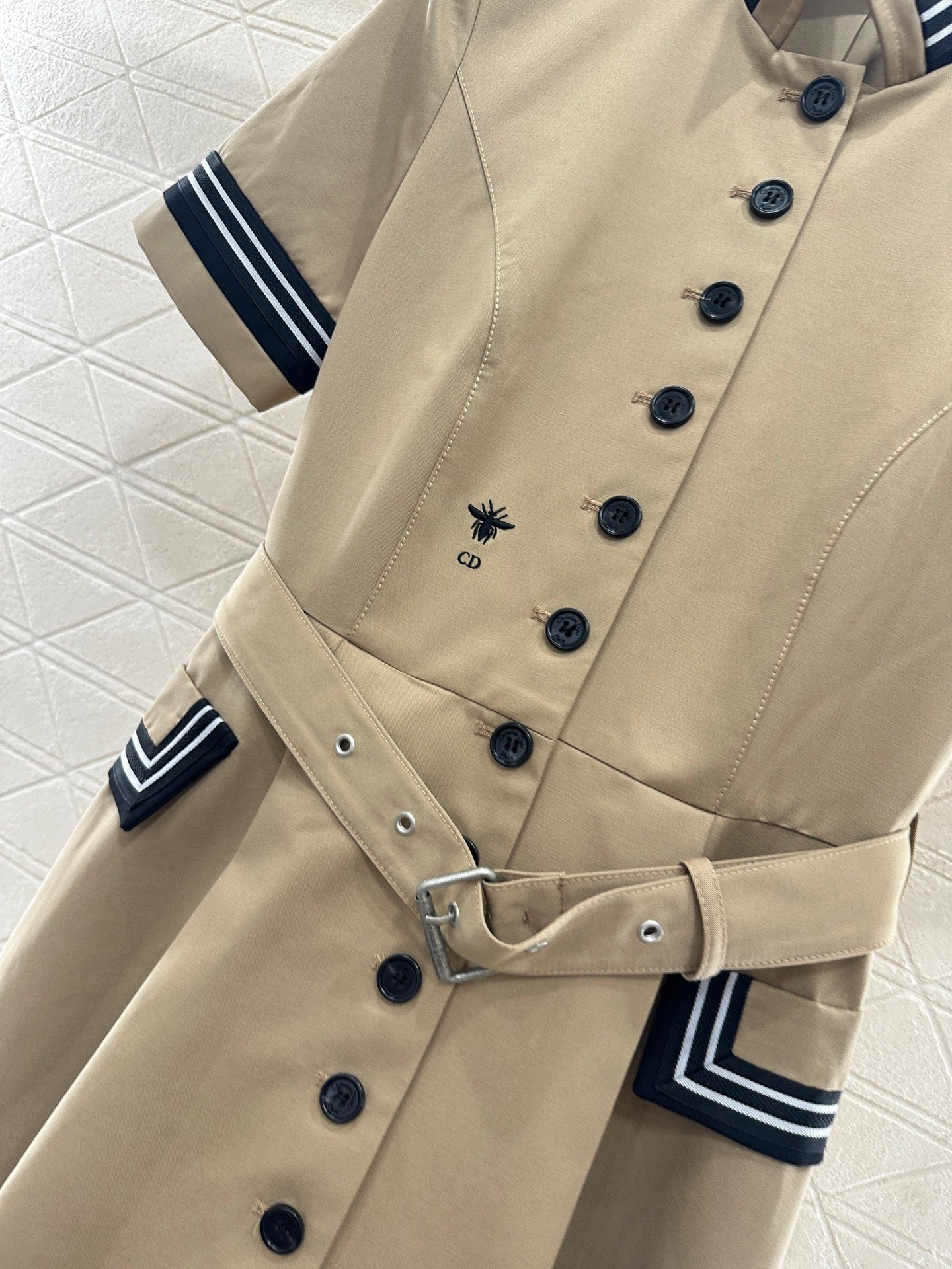 Di 25 Belt Short Sleeve Dress