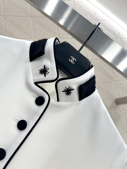 Di 25 Short-sleeved belt dress