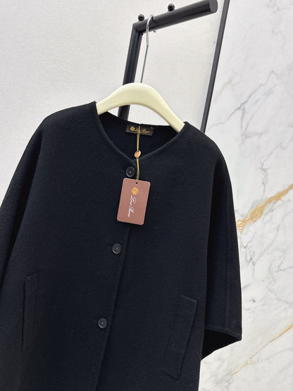 Lor 25 Scarf + Cashmere Wool Jacket(WHITE/BLACK/BROWN)