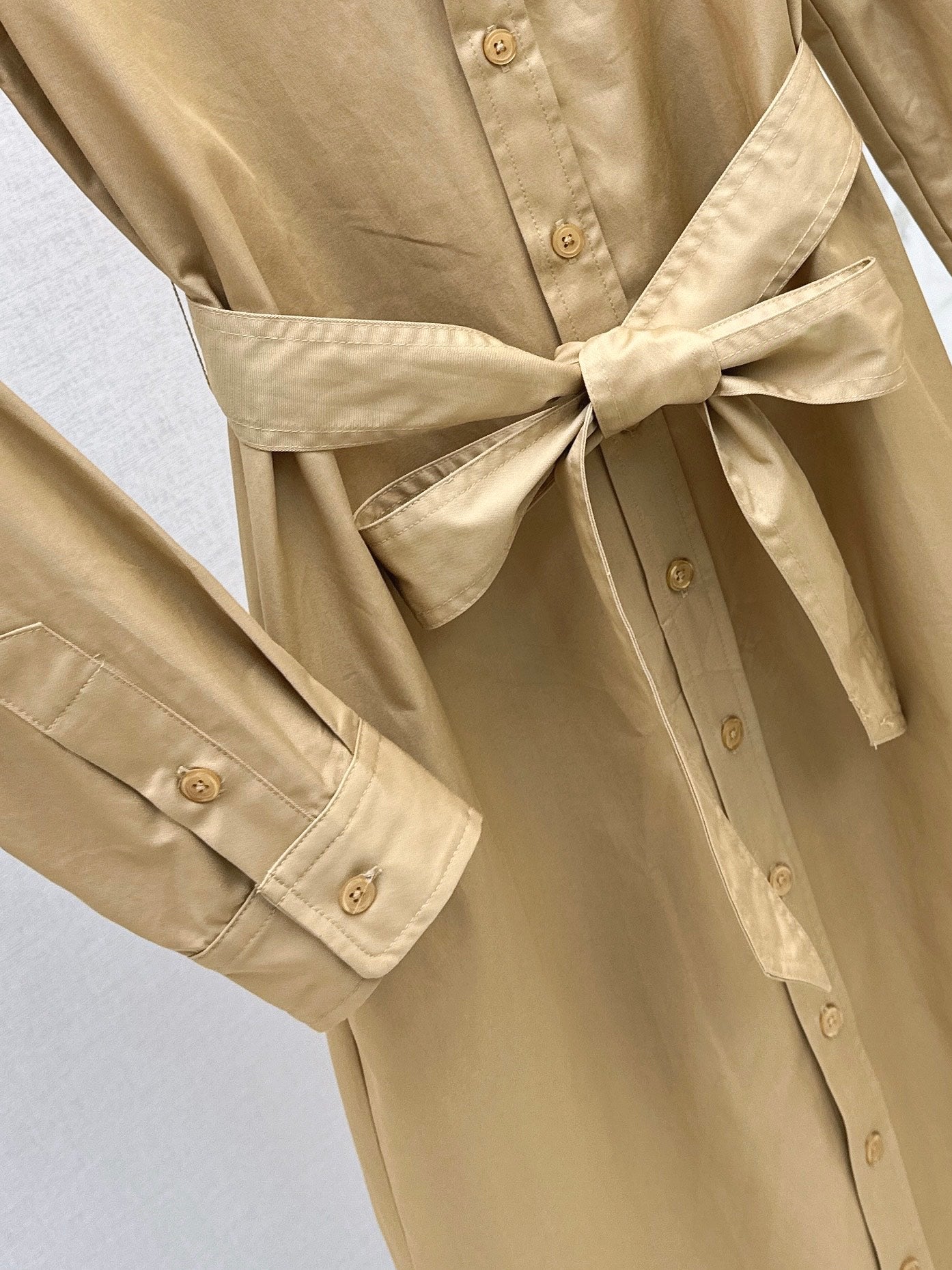 Ra 25 New Horseback Riding Logo Embroidered Long Shirt Dress