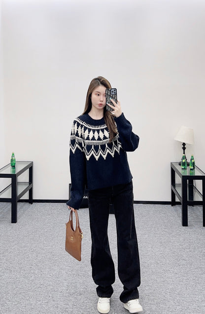 Di 25 Cashmere Wool Sweater Alpine Skiing 🎿 Series