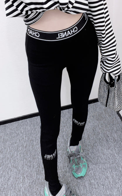 C 25 New Arrival Hot Diamond High Elastic Leggings
