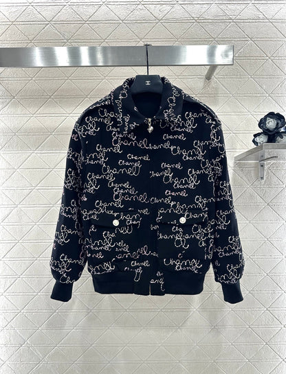 C 25 Jacquard cotton wool jacket + shorts set