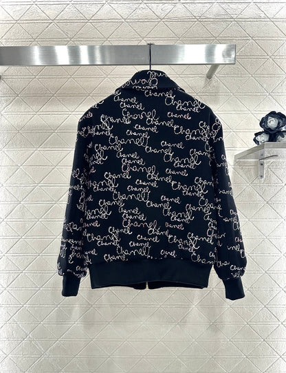 C 25 Jacquard cotton wool jacket + shorts set