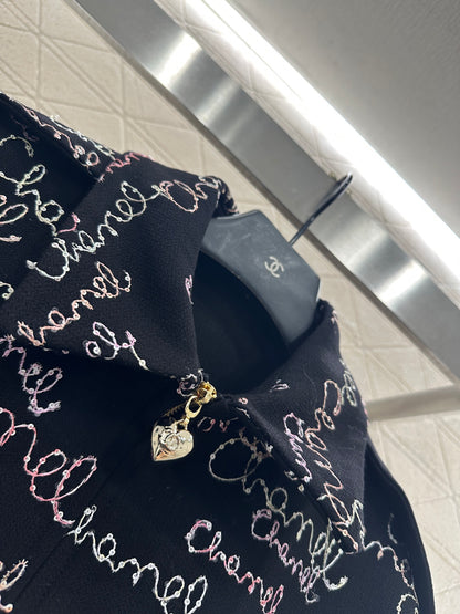 C 25 Jacquard cotton wool jacket + shorts set