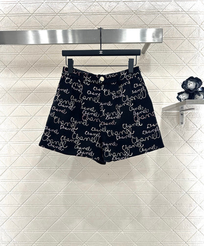 C 25 Jacquard cotton wool jacket + shorts set