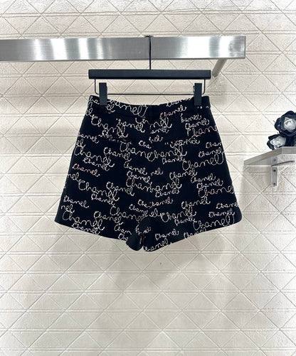 C 25 Jacquard cotton wool jacket + shorts set