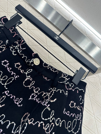 C 25 Jacquard cotton wool jacket + shorts set