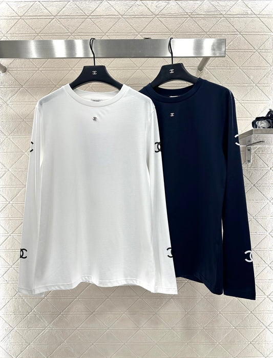 L 25 Loose-fitting logo long sleeves