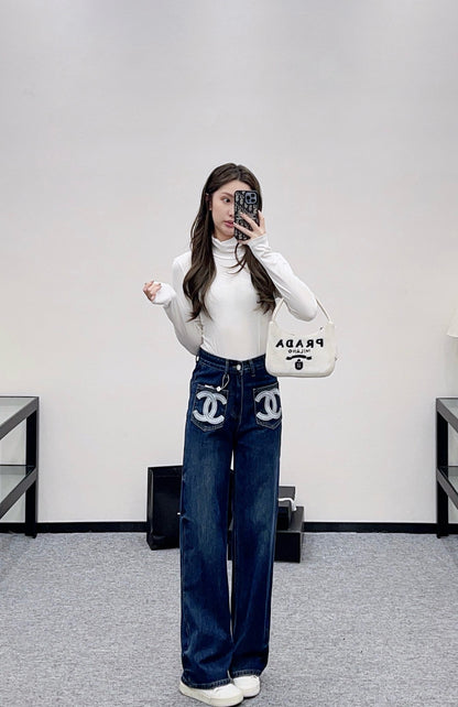 C 25 wide-leg jeans