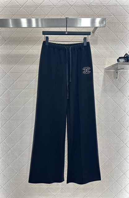 C 25 Wide drawstring wide leg pants