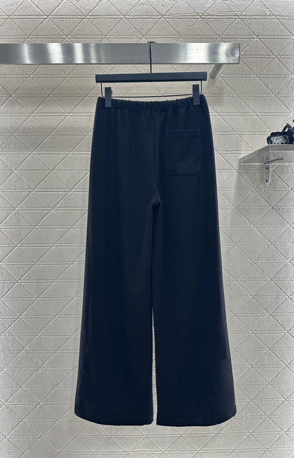 C 25 Wide drawstring wide leg pants
