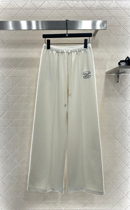 C 25 Wide drawstring wide leg pants