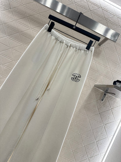C 25 Wide drawstring wide leg pants