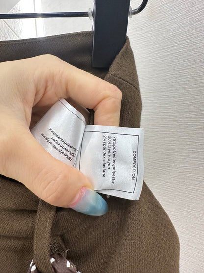 C 25 Scarf wide-leg trousers